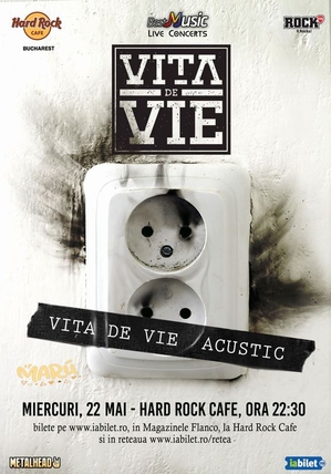 Concert Vita de Vie - Acustic in Hard Rock Cafe Concert Vita de Vie - Acustic in Hard Rock Cafe