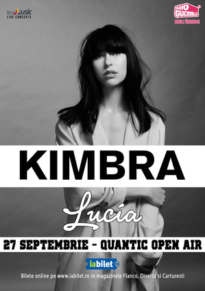 Lucia va deschide concertul Kimbra de pe 27 Septembrie Lucia va deschide concertul Kimbra de pe 27 Septembrie