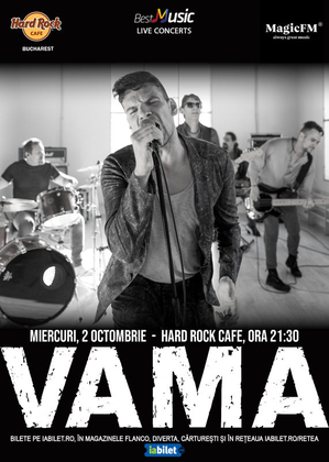 Concert Vama la Hard Rock Cafe Concert Vama la Hard Rock Cafe