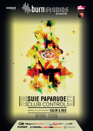 Şuie Paparude concertează în Club Control, pe 30 decembrie Şuie Paparude concertează în Club Control, pe 30 decembrie