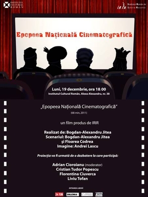Documentarul Epopeea Naţională Cinematografică, proiectat la ICR Documentarul Epopeea Naţională Cinematografică, proiectat la ICR