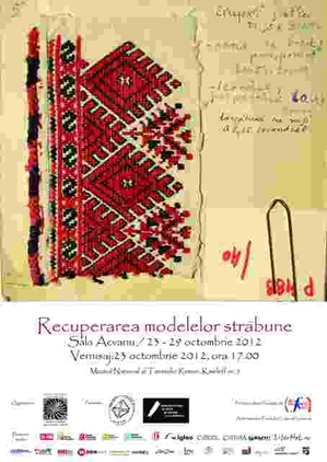 Recuperarea modelelor străbune – expoziţie la MŢR Recuperarea modelelor străbune – expoziţie la MŢR