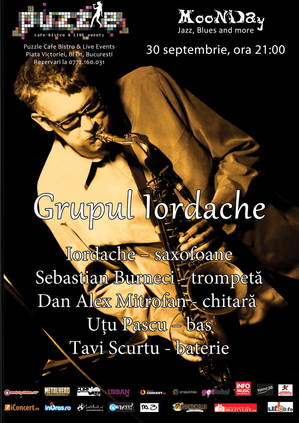 Concert de jazz cu Grupul Iordache, în Puzzle Concert de jazz cu Grupul Iordache, în Puzzle