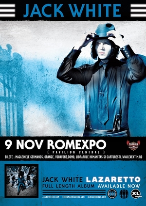 Jack White, la București. Bilete disponibile din 19 septembrie Jack White, la București. Bilete disponibile din 19 septembrie