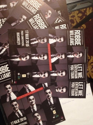 Robbie Williams, la București. Prețul biletelor pornește de la 140 de lei Robbie Williams, la București. Prețul biletelor pornește de la 140 de lei