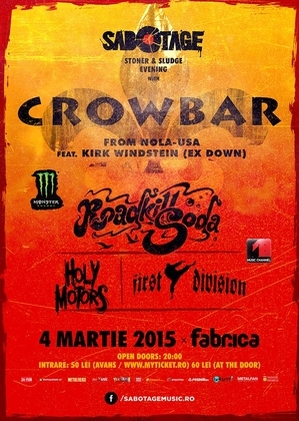 CONCURS: Câștigă o invitație dublă la concertul Crowbar - CONCURS ÎNCHEIAT CONCURS: Câștigă o invitație dublă la concertul Crowbar - CONCURS ÎNCHEIAT