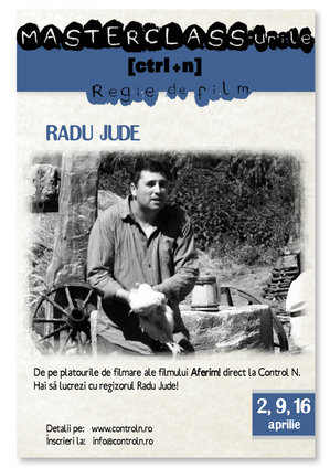 Masterclass regie de film, cu Radu Jude Masterclass regie de film, cu Radu Jude
